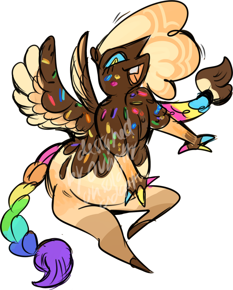 Adoptable: Sprinkle Donut Alicorn